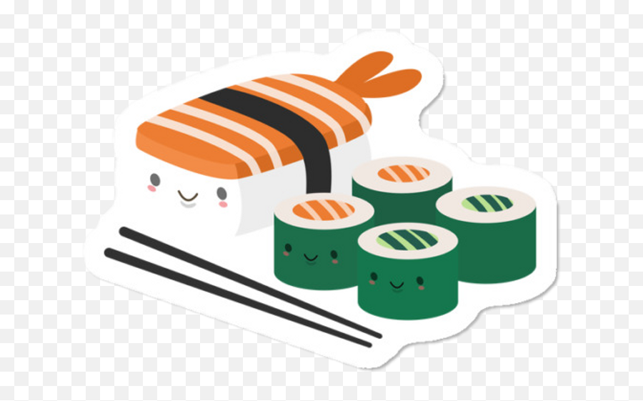 Stickers Aesthetic Sushi Png Clipart - Sushi Png Clipart,Sushi Png