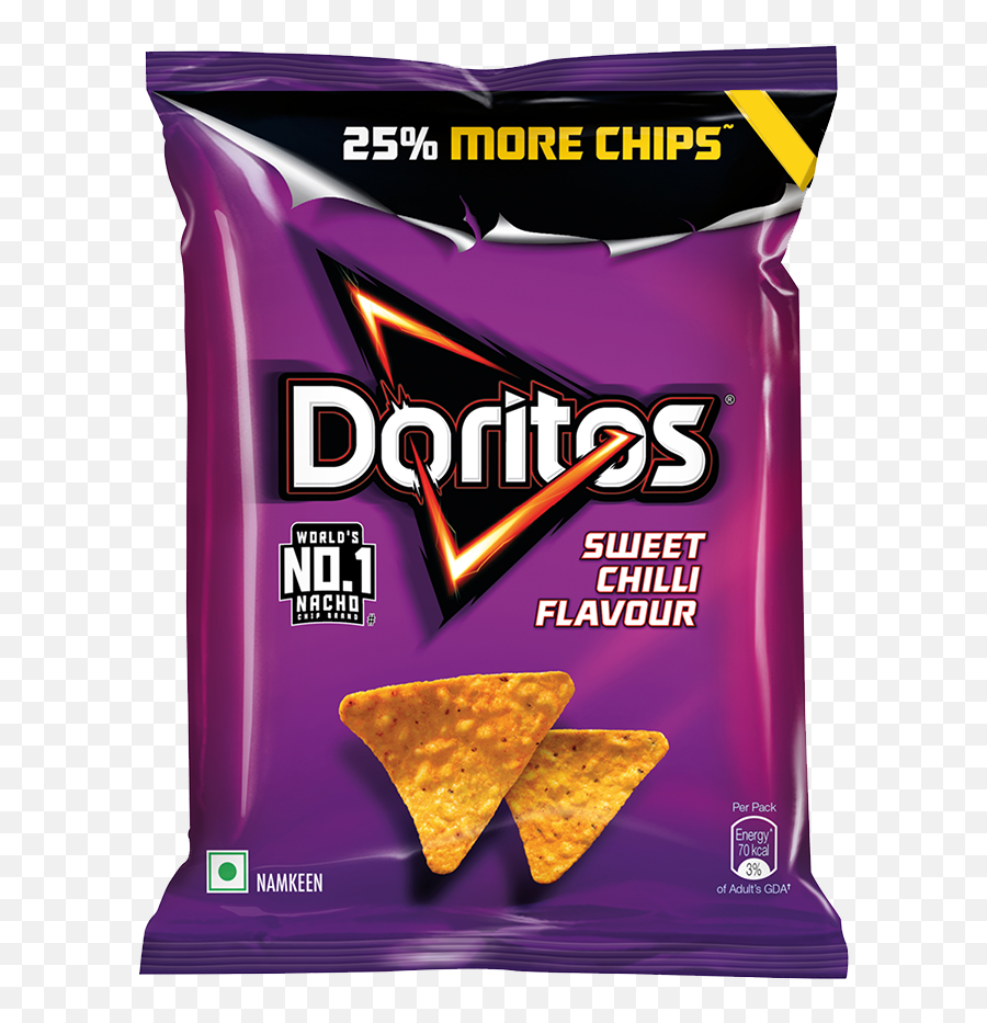 Doritos Sweet Chilli Tortilla Chips 25 G - Doritos Sweet Chilli Nachos Png,Doritos Png