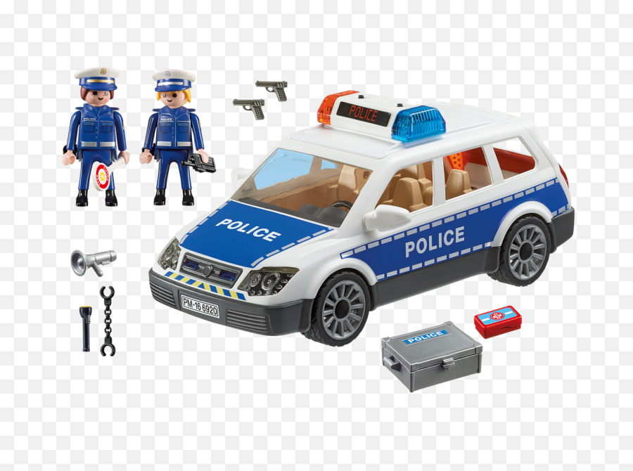 Squad Car With Lights And Sound - 6920 Playmobil United Png,Cop Car Png