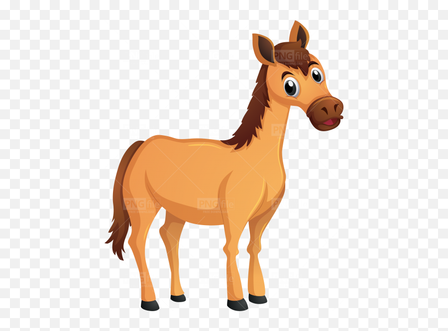 Baby Horse Cartoon Png Free Download - Transparent Horse Cartoon Png,Cartoon Horse Png