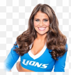 Lions Cheerleader Transparent Png - Girl,Cheerleader Png