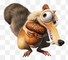 Age Scrat Transparent Ice Sid Scratte - Scrat From Ice Age Png,Squirrel Transparent Background