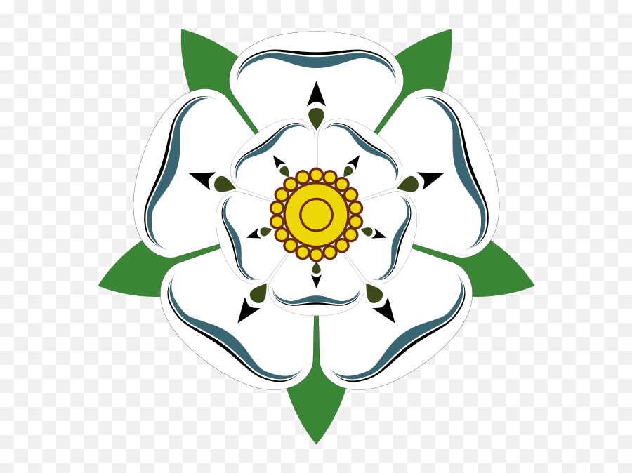 Fileyorkshire Rosesvg - Wikimedia Commons War Of The Roses White Rose Png,White Rose Transparent Background
