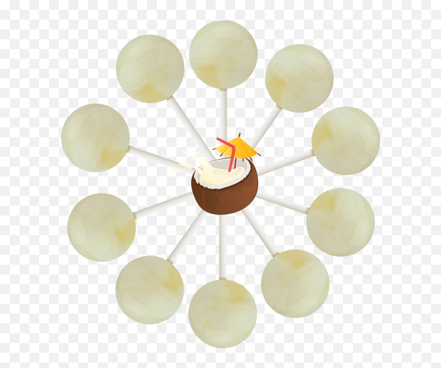 Pina Colada Cream Swirl Lollipop U2013 Original Gourmet - Original Gourmet Swirl Lollipops Png,Pina Colada Png