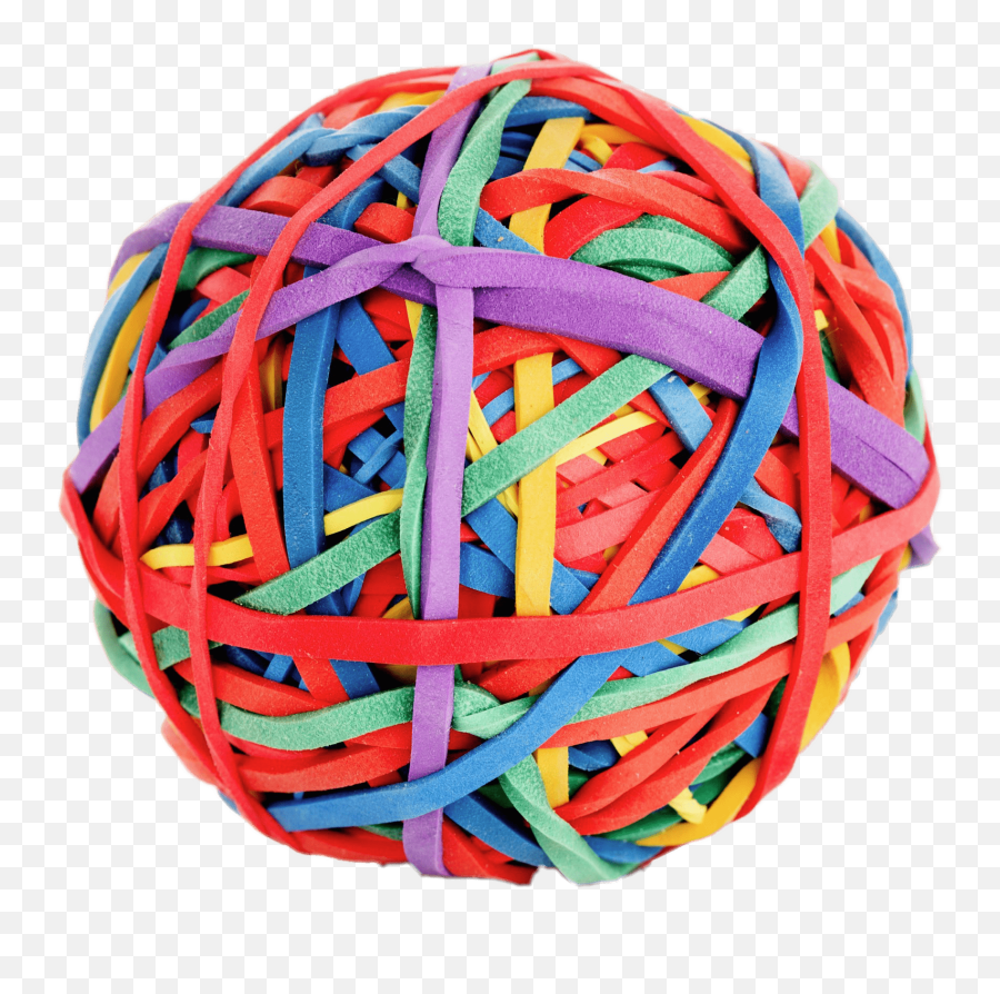 Ball Of Rubber Bands Transparent Png - Stickpng Rubber Band Ball Png,Sphere Png