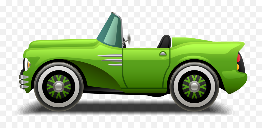 Sudha Cars Museum Sports Car - Cartoon Transparent Car Png,Green Car Png