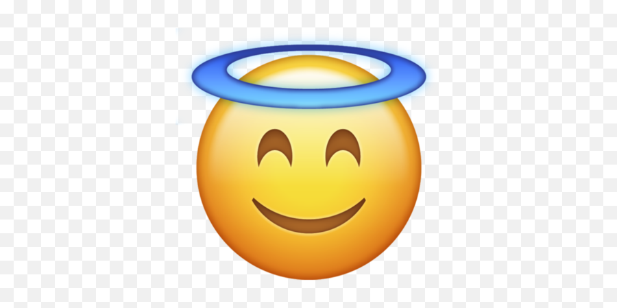 Angel Halo Emoji Png - Angel Emoji Png,Laughing Emoji Png Transparent