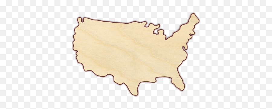 Usa - United States Cut Out Png,Us Map Outline Png