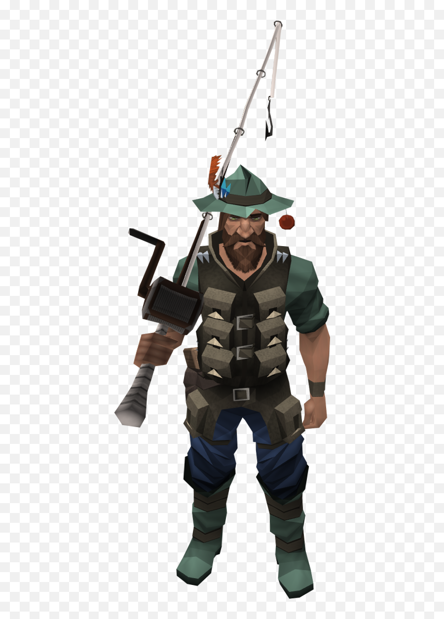 Fish - Runescape Fishing Outfit Png,Fisherman Png