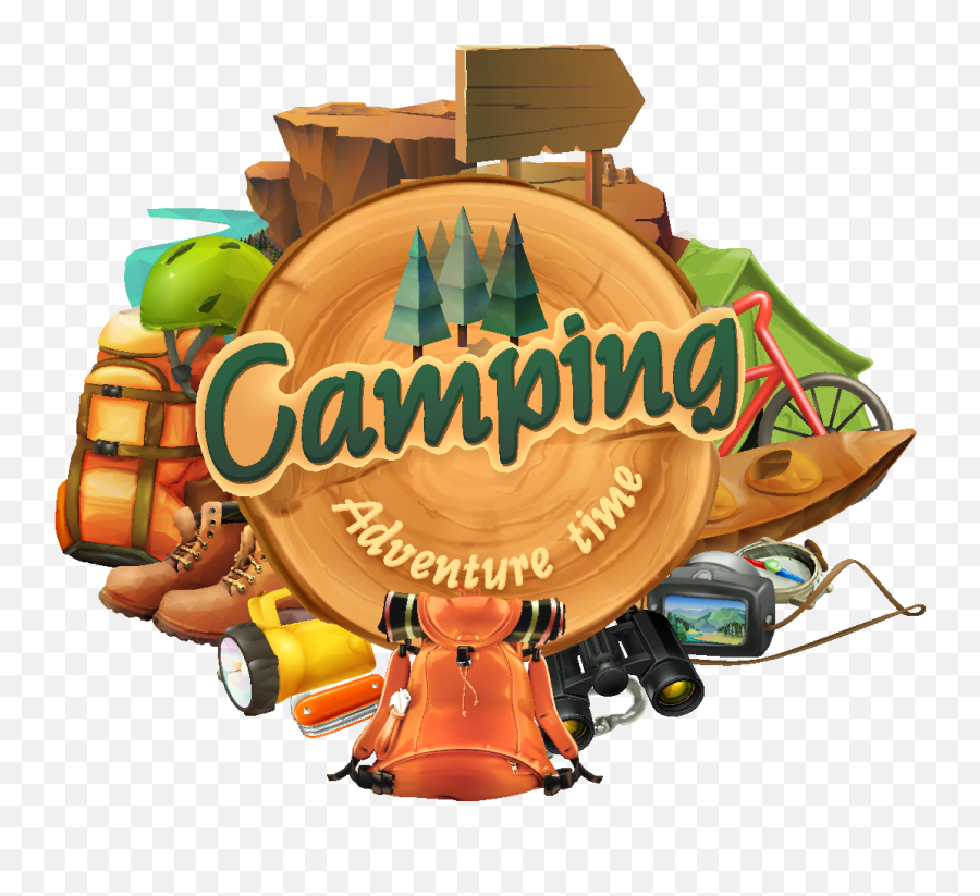 Download Hd Cabins Near Chicago - Camping Adventure Time Png,Camping Png