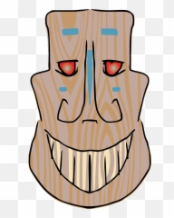 Tiki Face Mask - Clip Art Png,Tiki Png