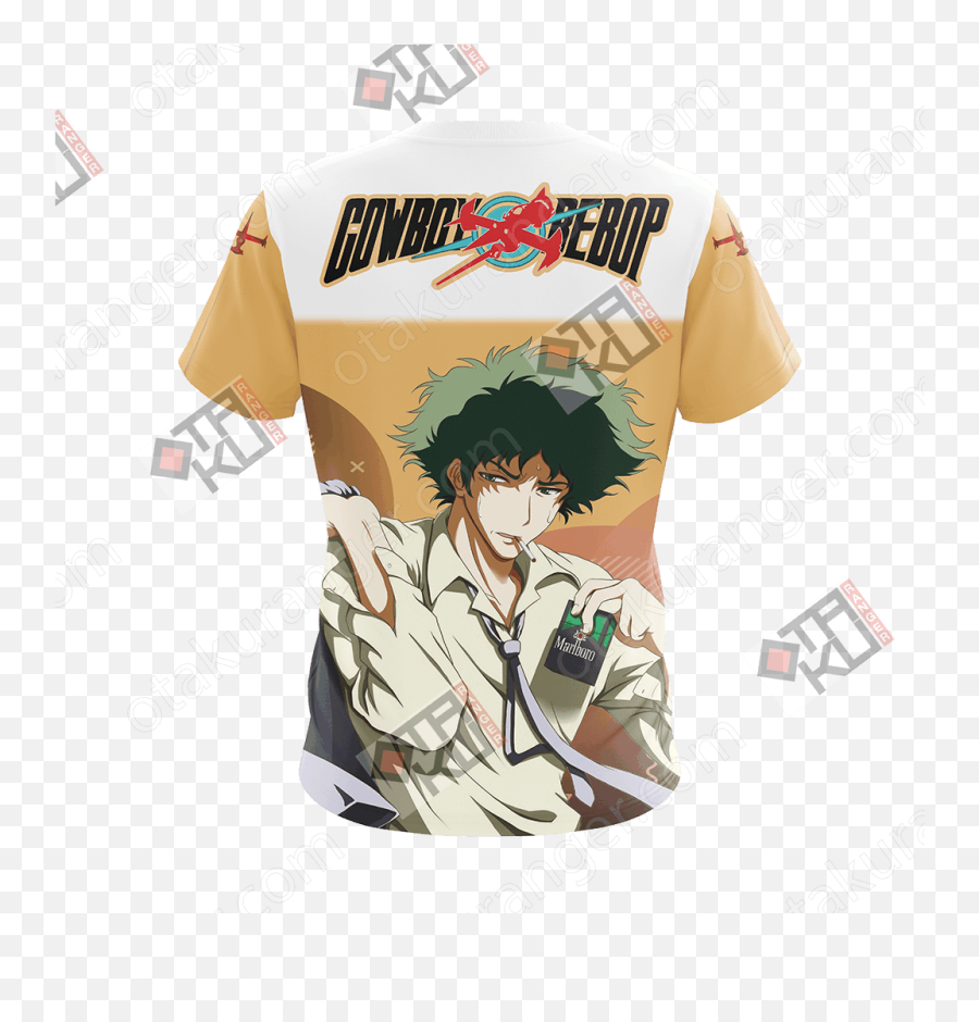 Cowboy Bebop - Spike Spiegel New Unisex Zip Up Hoodie Jacket Cowboy Bebop Spike Spiegel Fanart Png,Spike Spiegel Png