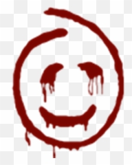 Blood Smile - Roblox Red John png
