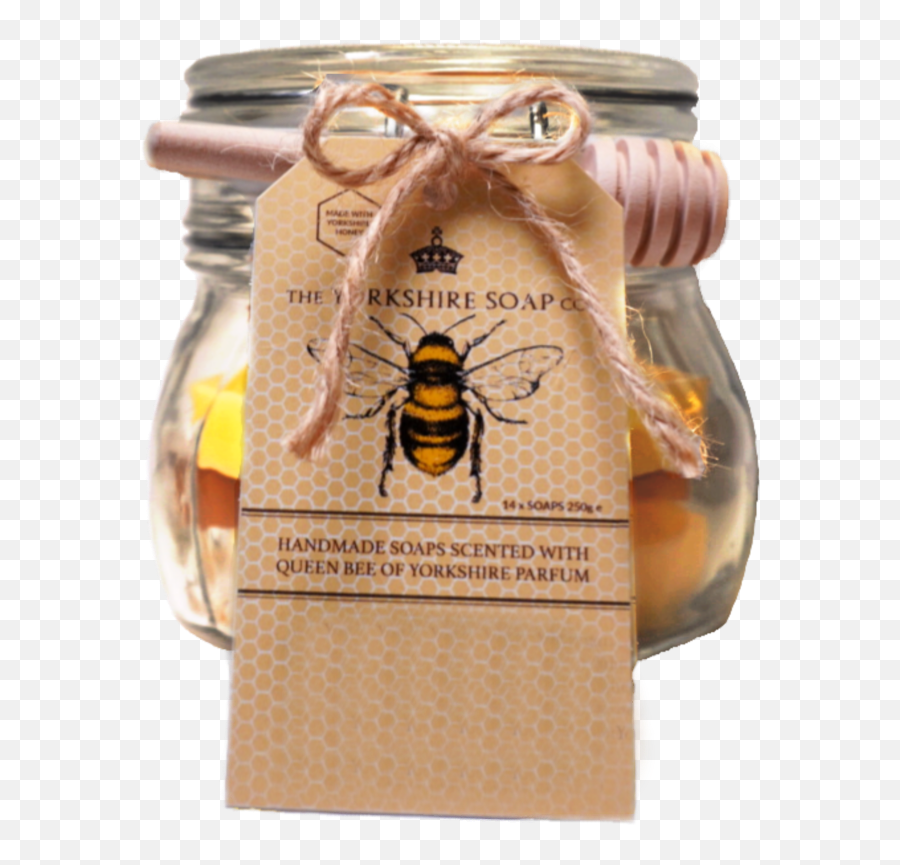 Queen Bee Soap Jar Handmade The Yorkshire Company - Crown Png,Queen Bee Png