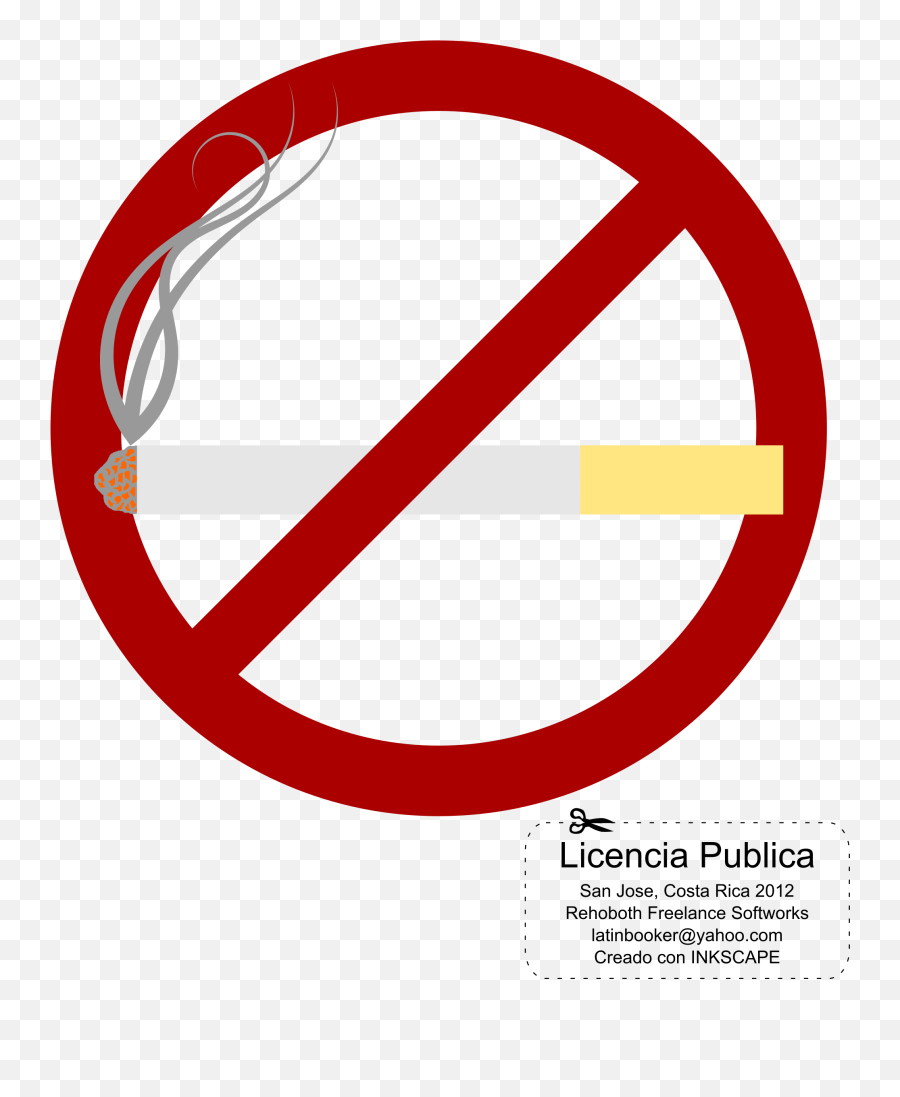 Vector Clip Art Of Wavy Smoke No Smoking Sign Free Svg - No Earbuds Sign Png,No Smoking Logo