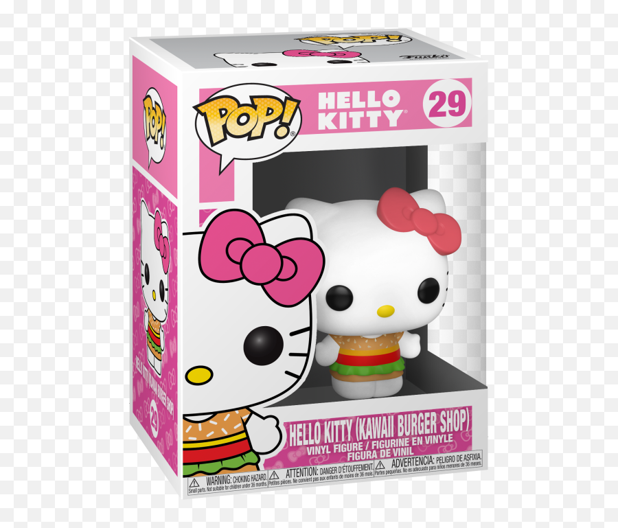 Hello Kitty 29 - Hello Kitty Kawaii Burger Shop Funko Pop Hello Kitty Funko Pop Png,Hellokitty Png
