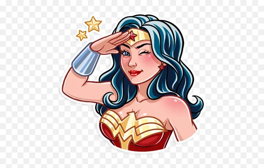 Wonder Woman Whatsapp Stickers - Telegram Stickers Wonder Woman Png,Wonder Woman Transparent