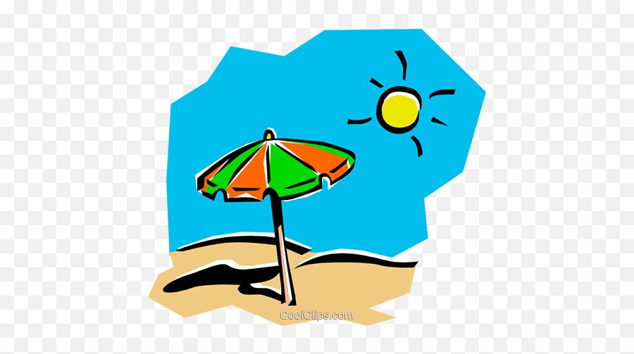 Sun U0026 Sand Royalty Free Vector Clip Art Illustration - Sun And Sand Clipart Png,Sand Clipart Png