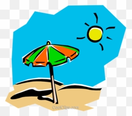 Sun U0026 Sand Royalty Free Vector Clip Art Illustration - Sun And Sand Clipart Png,Sand Clipart Png