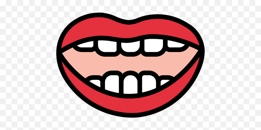 Open Mouth Icon Of Colored Outline Style - Available In Svg Open Mouth Icon Png,Open Mouth Png