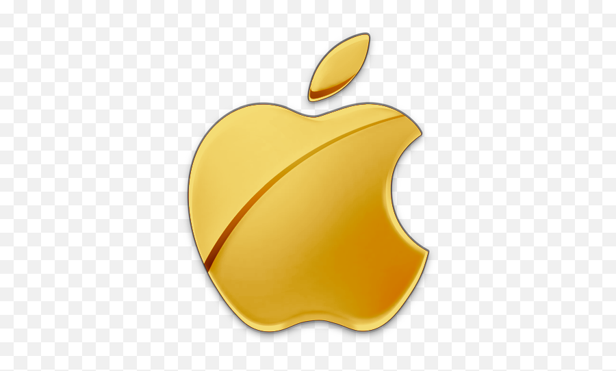 Apple Logo - Apple Logo Golden Colour Png,Golden Apple Logo