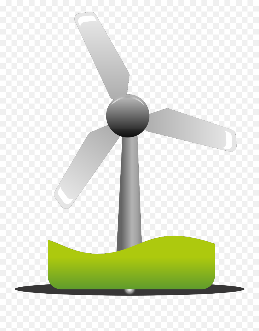 Wind Turbine Svg Vector Clip Art - Svg Clipart Wind Turbine Cartoon Png,Windmill Png