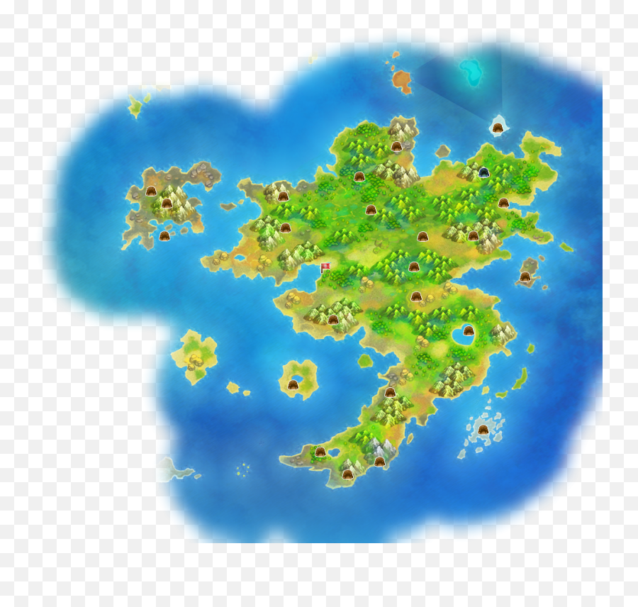Grass Continent - Bulbapedia The Communitydriven Pokémon Pokemon Super Mystery Dungeon Grass Continent Png,Continents Png