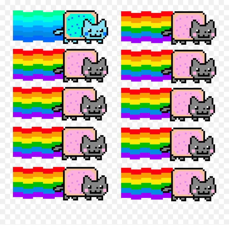 Nyan Cat Transparent Png - Nyan Cat Clipart Blueberry Nyan Nyan Cat Designs,Cat Clipart Transparent