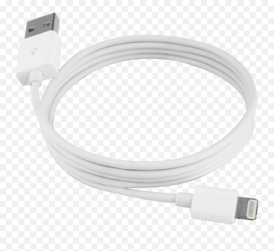 Iphone Lightning Charger - Iphone 5 Usb Cable Full Size Transparent Iphone Cable Png,Cable Png