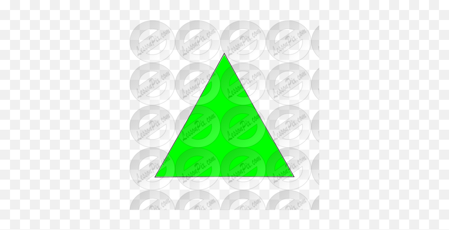 Green Triangle Picture For Classroom Therapy Use - Great Traffic Sign Png,Green Triangle Png