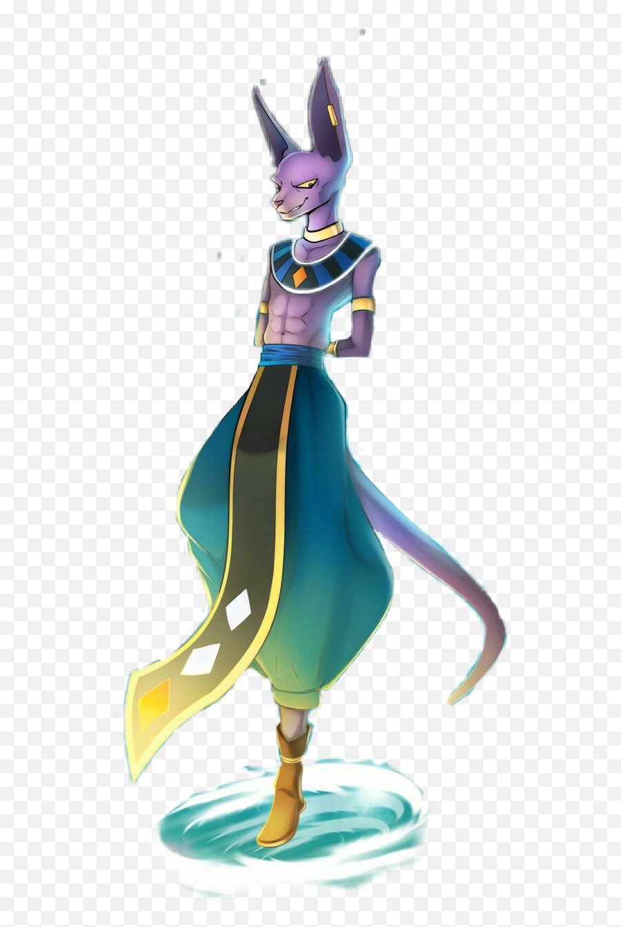Beerus Sticker By Emotionless Emo Girl - Fictional Character Png,Beerus Transparent