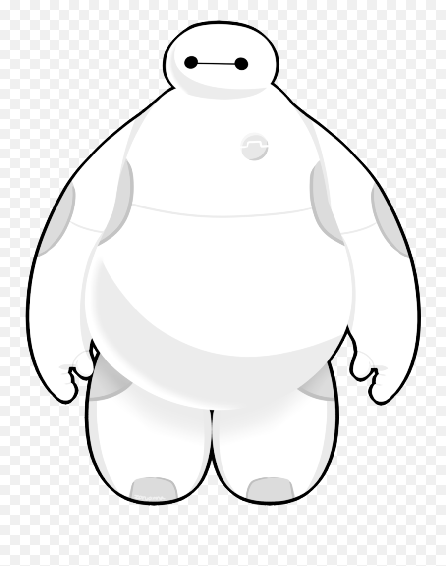 Baymax Clipart Group Bay Max - Drawing 1024x1365 Png Dot,Baymax Png