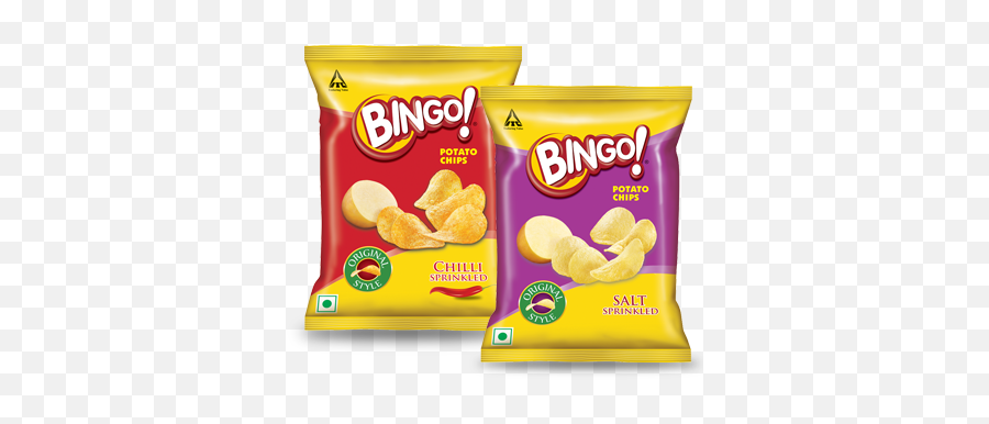 Itc - Bingo Salt Sprinkled Potato Chips Png,Lays Chips Logo