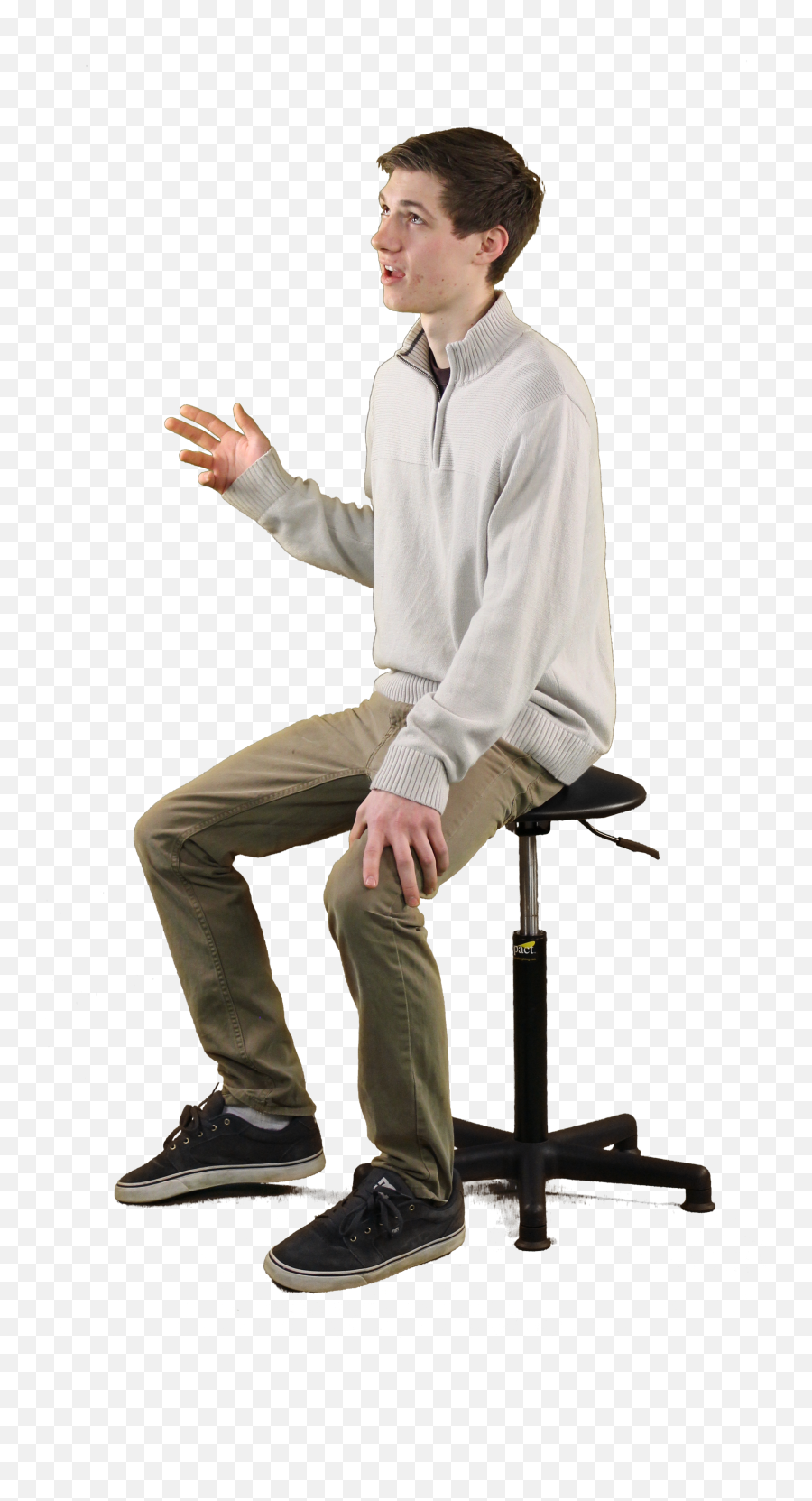 Person Talking Png - Person Sitting In Chair Png,Person Talking Png