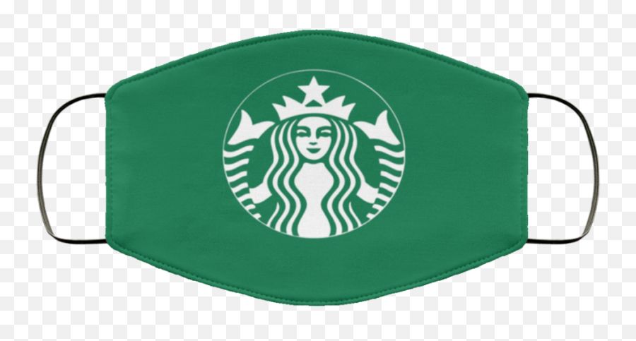 Starbucks Coffee Logo Face Mask - Dr Seuss Mask Meme Png,Starbucks Coffee Logo