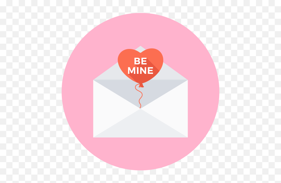 Love Letter Be Mine Valentines Day Free Icon Of - Icono Mio Png,Mine Icon