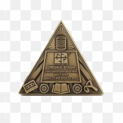 3d Trifecta Geocoin - Antique Bronze Geometric Png,Geocaching Icon