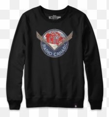 Vintage Cbc Thunderbolt Logo Crewneck Sweatshirt - Crew Neck Png,Lightning Bolt Logo
