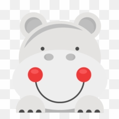 Download Hd Peeking Hippo Svg Scrapbook Cut File Cute - Jungle Animal Peeking Clipart Png,Peeking Png
