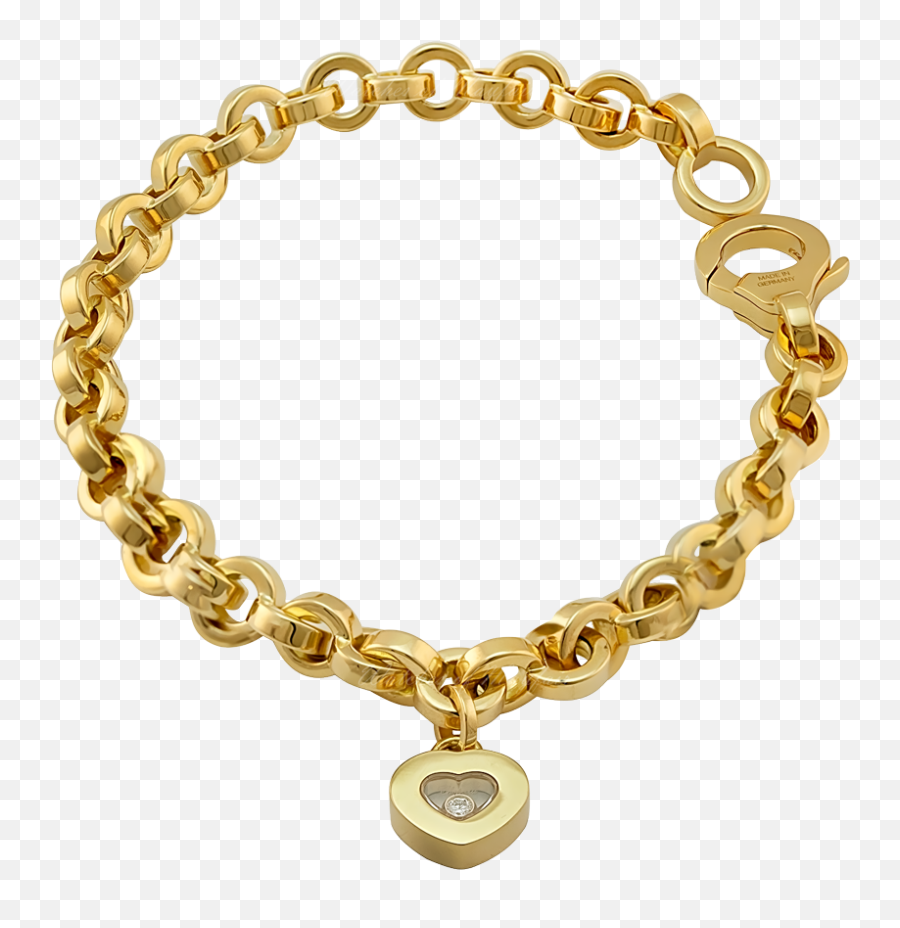 Chopard Happy Diamonds Icons Yellow Gold Bracelet 853468 - 0001 Png,Yellow Diamond Icon