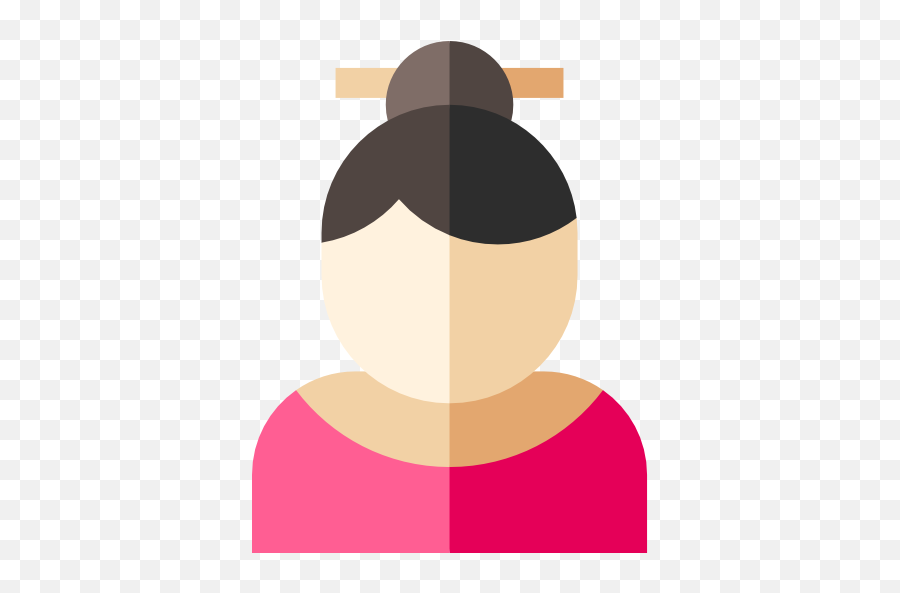 Free Icon Woman - Bun Png,Person Icon Red