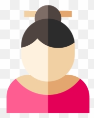 Free Icon Woman - Bun Png,Person Icon Red
