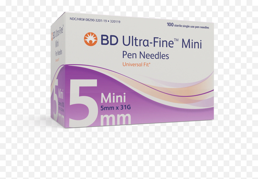 Bd Ultra - Fine Mini Pen Needles 5mm X 31g 320119 Bd Horizontal Png,Ndc Icon