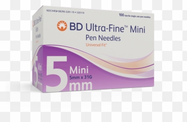 Bd Ultra - Fine Mini Pen Needles 5mm x 31G 320119 Horizontal png