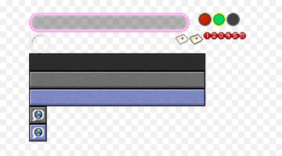 Cute Pink Hotbar U0026 Icons Minecraft Texture Pack - Minecraft Widgets Texture Png,Pink Icon Pack