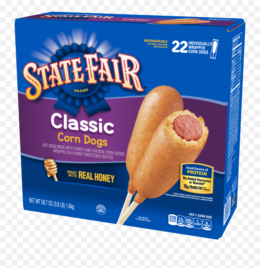 State Fair Classic Corn Dogs 587 Oz 22 Count Frozen Png Dog