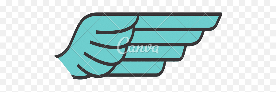 Angel Wing Icon - Canva Horizontal Png,Angel Wing Icon