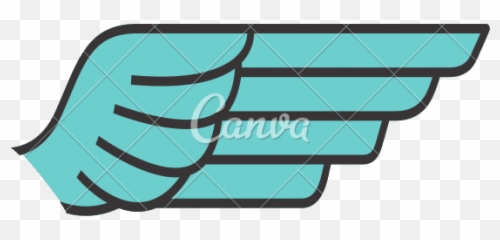 Angel Wing Icon - Canva Horizontal Png,Angel Wing Icon