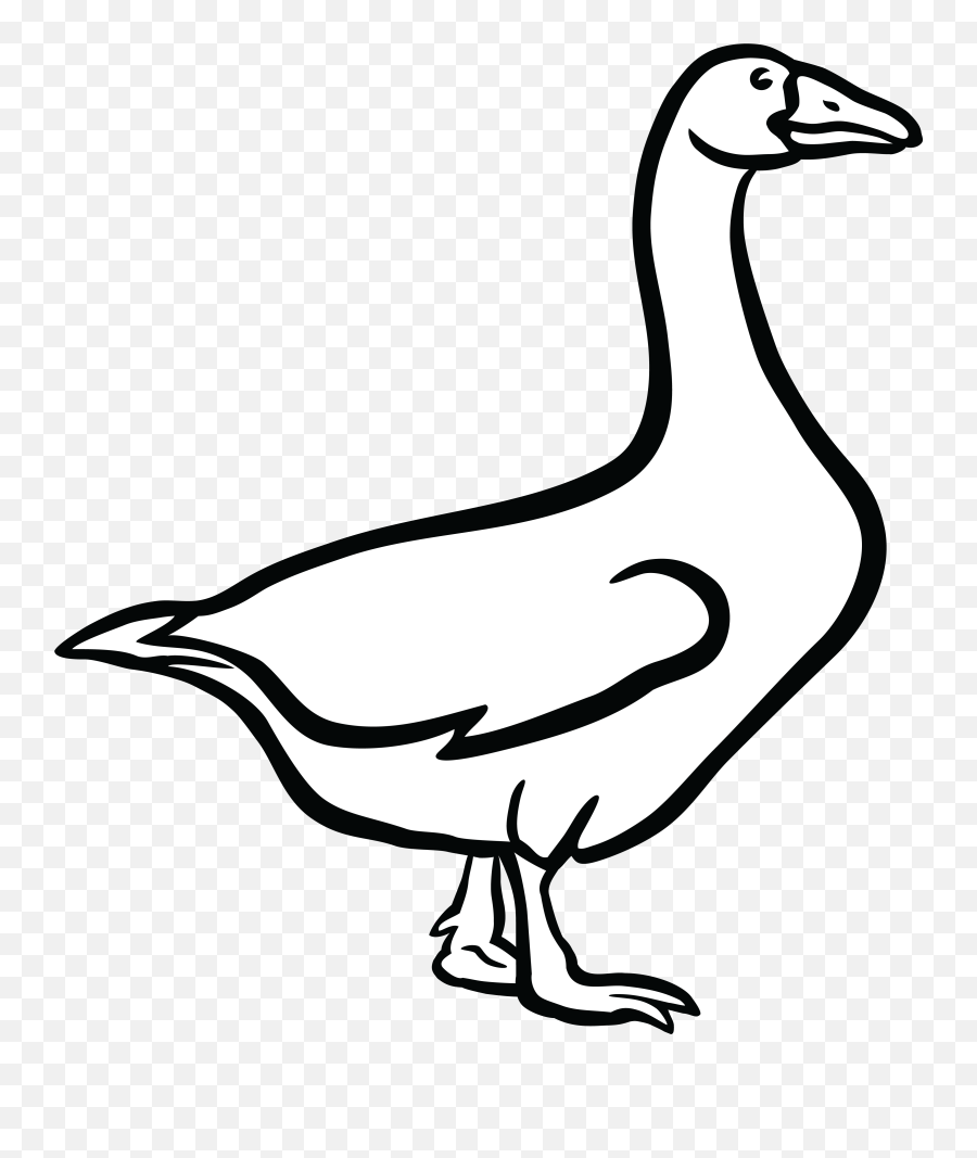 Library Of Black And White Goose - Goose Black And White Png,Goose Transparent