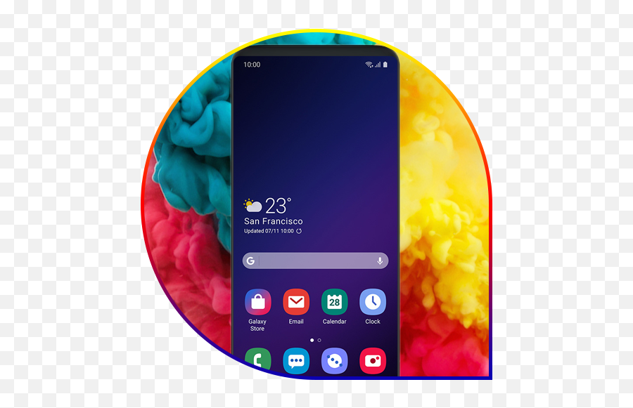 Theme For Samsung One Ui - Samsung S8 Android 9 Png,Samsung Galaxy S7 Icon Pack